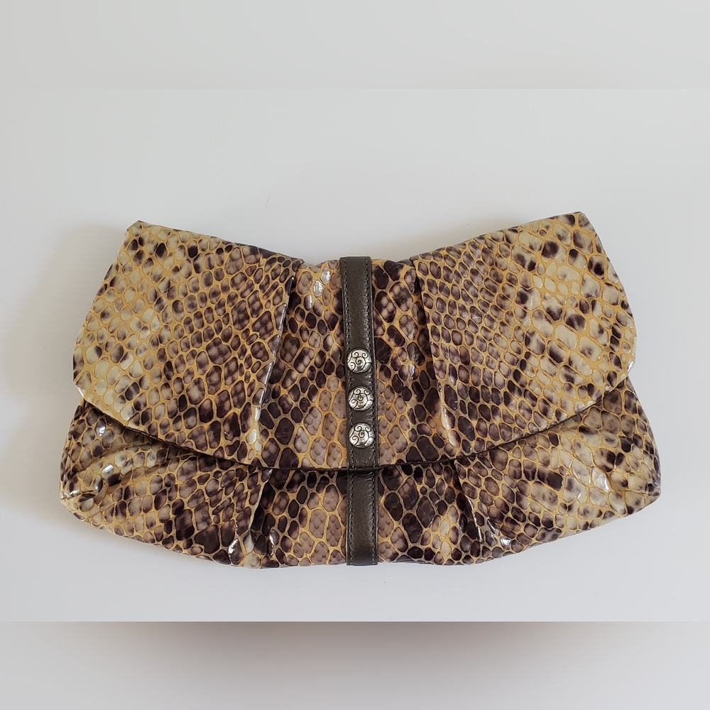 Brighton Women's Leather Clutch Crossbody Wristlet